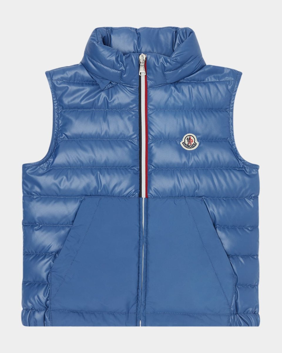Boy's Apatou Tri-Stripe Puffer Vest, Size 4-